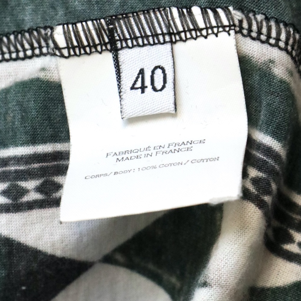 Balmain cotton v-neck short sleeve tee in harlequin print - Picture 8 of 11